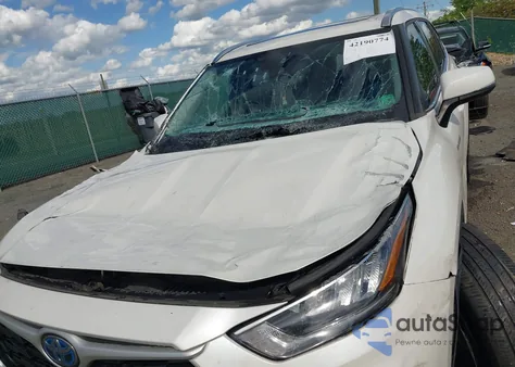 2020 Toyota Highlander Hybrid Xle z USA, uszkodzony, nr VIN 5TDHBRCH3LS510590